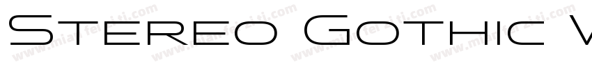 Stereo Gothic W01 75字体转换